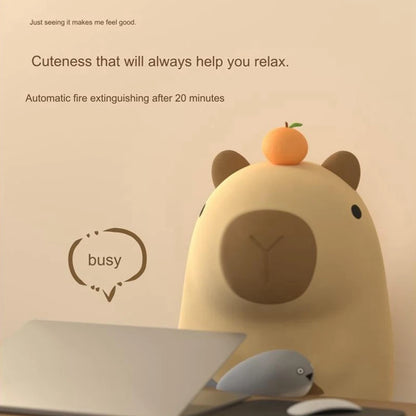 Cute Cartoon Capybara Night Light for Kids Room - Smarsty