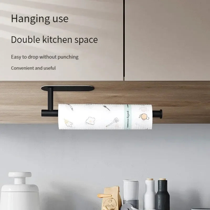Durable Stainless Steel Paper Towel Rack for Kitchen - Smarsty
