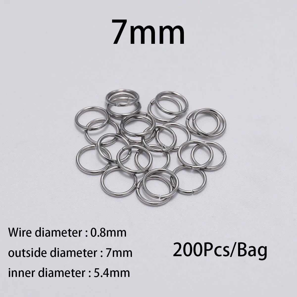 Stainless Steel Jump Rings Set Durable Rust Resistant - Smarsty