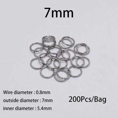 Stainless Steel Jump Rings Set Durable Rust Resistant - Smarsty