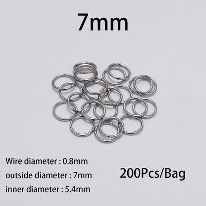 Stainless Steel Jump Rings Set Durable Rust Resistant - Smarsty