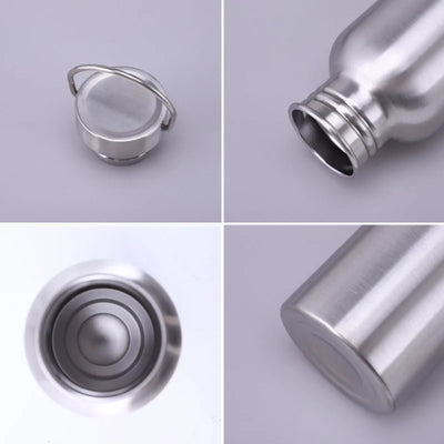 Stainless Steel Water Bottle Large Capacity Vacuum Flask - Smarsty
