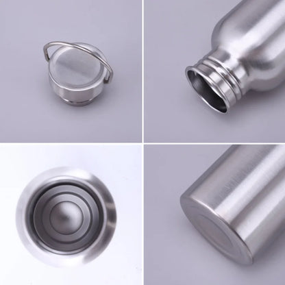 Stainless Steel Water Bottle Large Capacity Vacuum Flask - Smarsty