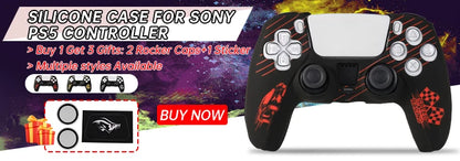 Silicone Protective Cover for PS5 Controller Anti-Slip Grip - Smarsty