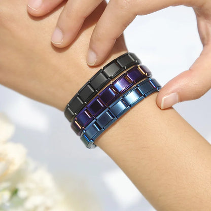 Hapiship Women's Italian Stainless Steel Charm Bracelet - Smarsty