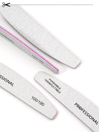 Professional Nail File Set for Gel Polishing 5 Pieces - Smarsty
