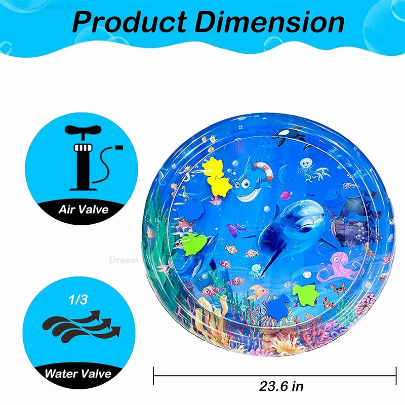 Inflatable Pet Water Play Mat for Cats and Dogs - Smarsty