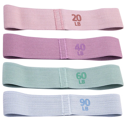 Hip Resistance Bands Anti-Slip Stretch Fitness Strips Portable Glute Thigh Elastic Bands Yoga Gym Equipment - Smarsty