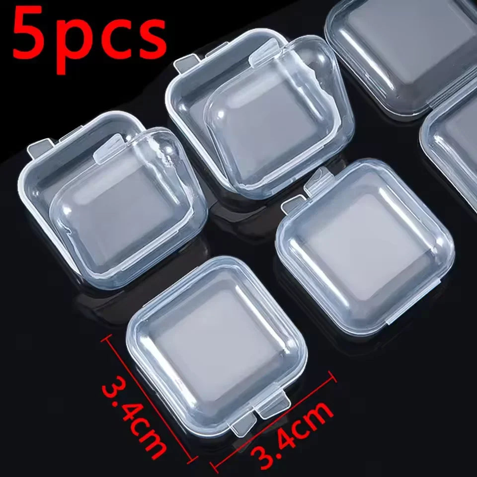 Small Plastic Storage Box for Jewelry Beads and Earring Organizer - Smarsty