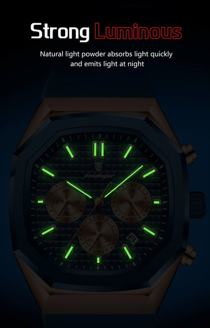 Waterproof Luminous Chronograph Watch for Men - Smarsty