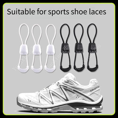 New No tie Shoe laces Round Tennis Laces Without ties Adult Kids Quality Running Sneakers Shoelaces Black White Shoes Accesories - Smarsty
