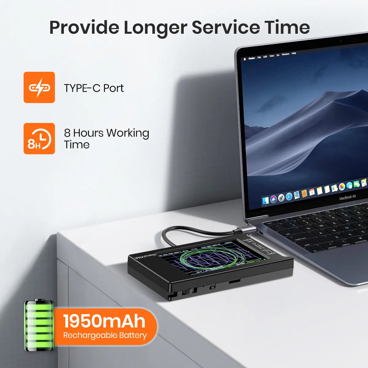 NanoVNA-H4 Vector Network Analyzer with SD Card Slot - Smarsty