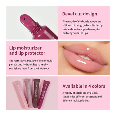 Moisturizing Lip Glaze Oil for Hydrated Lips - Smarsty