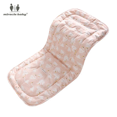 Comfortable Cotton Baby Stroller Pad Four Seasons General Soft Seat Cushion Child Cart Seat Mat Kids Pushchair Cushion For 0-27M by Smarsty