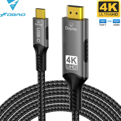 Type C to HDMI Adapter Cable 4K 60Hz for MacBook - Smarsty