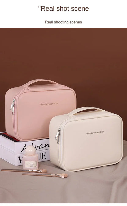 New Women's Cosmetic Bag Portable Storage Bag Large Capacity Luxury makeup bag travel organizer Essentials Toiletry Bag - Smarsty