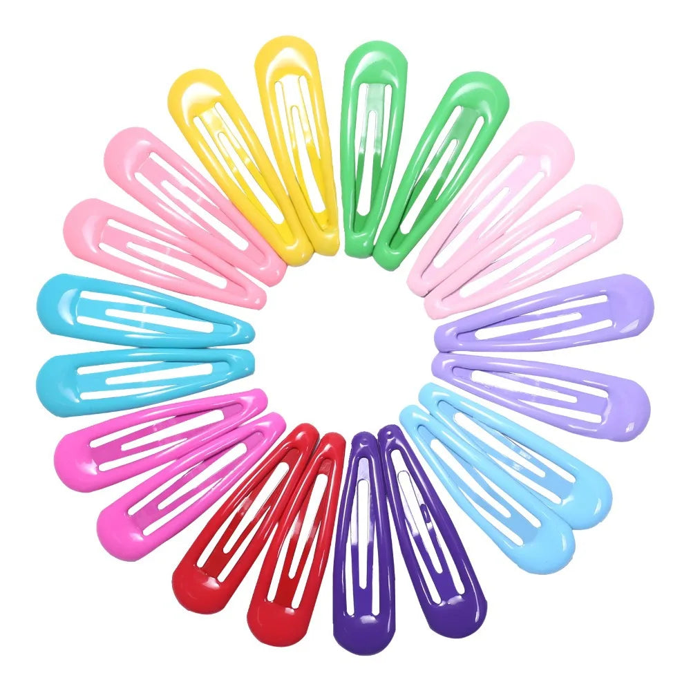 Cute Cartoon Hairpins for Girls 40Pcs Colorful Animal and Fruit Clips - Smarsty