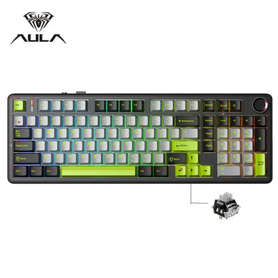 Gaming Mechanical Keyboard With Wireless Three Mode - Smarsty