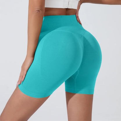 Women's High-Waist Breathable Yoga Shorts for Summer Running Short Tights Leggings Cycling Workout Gym Shorts Sports Shorts - Smarsty