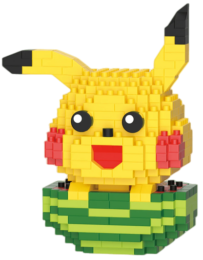 DIY Pokemon Blocks Small Cartoon Mini Building Block Pikachu Charizard Eevee Mewtwo Anime Assemble Action Model Dolls Toys by Smarsty