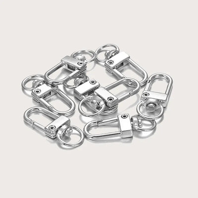 8pcs/lot Metal Universal Buckle Bag Buckle Multi Color Optional Key Buckle Alloy Buckle Lobster Buckle Bag Accessories - Smarsty