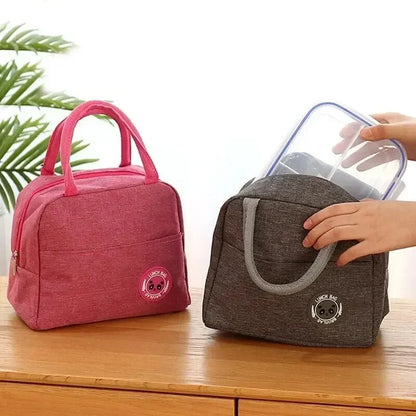 Insulated Lunch Bag Large Capacity Thermal Insulation - Smarsty