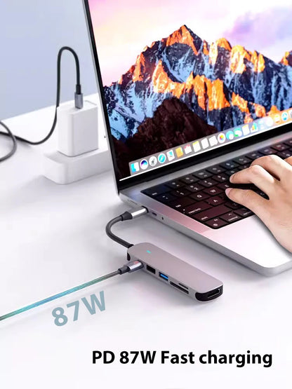 USB C Hub 4K HDMI Adapter With Multiport Thunderbolt