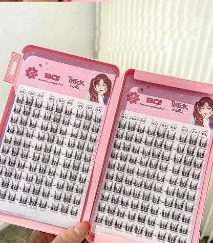 BQI Lazy Cat Elf Eyelashes Book 180pcs Natural Eye Enlargement - Smarsty