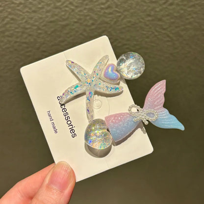 Elegant Starfish Hair Clips for Summer Beach Style - Smarsty