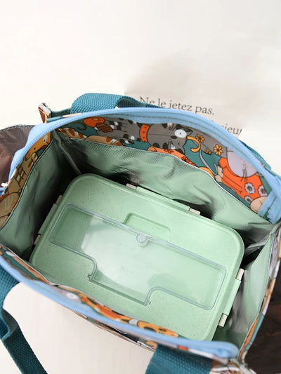 Insulated Thermal Lunch Bag Bento Tote For Office Workers - Smarsty