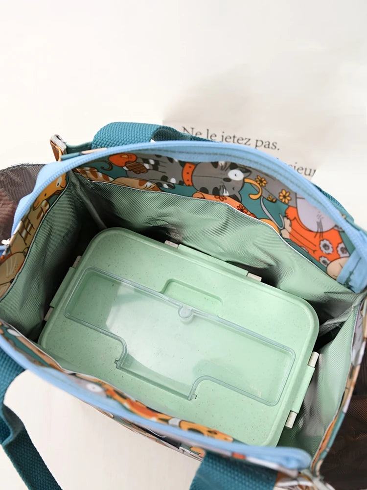 Insulated Thermal Lunch Bag Bento Tote For Office Workers - Smarsty