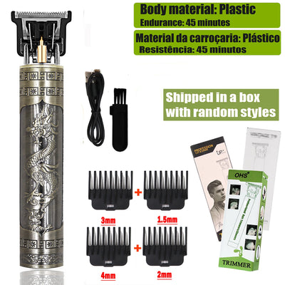 T9 Hair Clipper Repair Beard Shaving Body Hair Trimmer Clippers Electric Machine Men Haircut Machine 0mm Barber Shaver - Smarsty