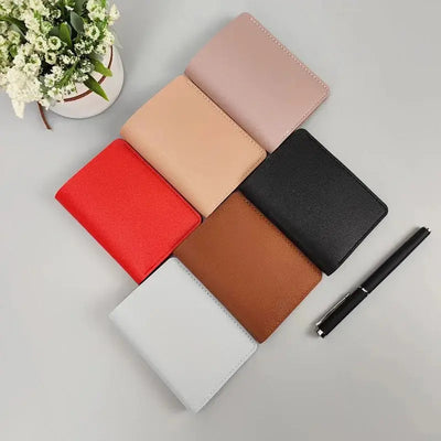 Classic Designer PU Leather Small Wallet for Men Short Simple Women's Purse Fashion Ultra Thin Credit Card Bag Coin Purse - Smarsty