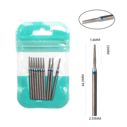 10 Piece Diamond Nail Drill Bit Set for Perfect Manicures - Smarsty