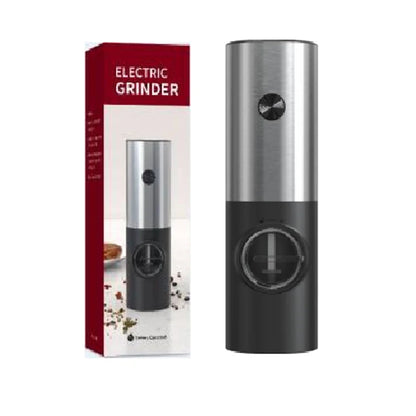 Electric Automatic Salt & Pepper Grinder with Spice Mill Storage Bins Kitchen Adjustable Grinding Tool