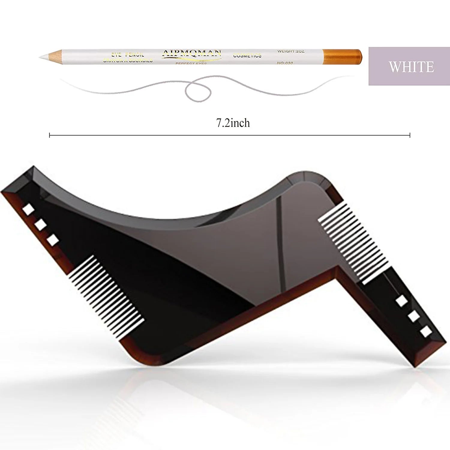 Beard Shaping Template Comb for Symmetrical Styling - Smarsty