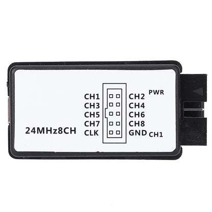 USB Logic Analyzer 24MHz Mini 8 Channel Device - Smarsty