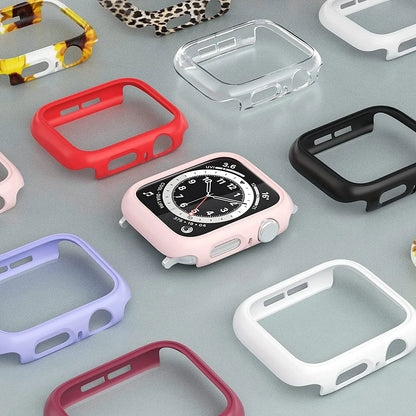 Cover for Apple Watch Case 45mm 41mm 44mm 40mm 42mm 38mm 46 49 mm Accessories PC Protector bumper iWatch Series 8 7 SE 6 5 4 3 9 - Smarsty