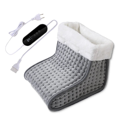 26*28*22cm Electric Heated Foot US/EU Warmers Soft Feet Heating Pad 9-gear adjustable temperature Electric shoe heating pad 1pc