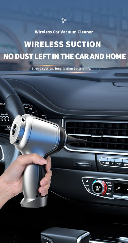 Cordless Car Vacuum Cleaner With Strong Suction Power - Smarsty