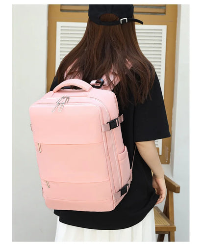 2025Men Women's Bag Large Capacity Journey Multifunction Backpack With Shoe Storage Multilayer Dry And Wet Separation Waterproof