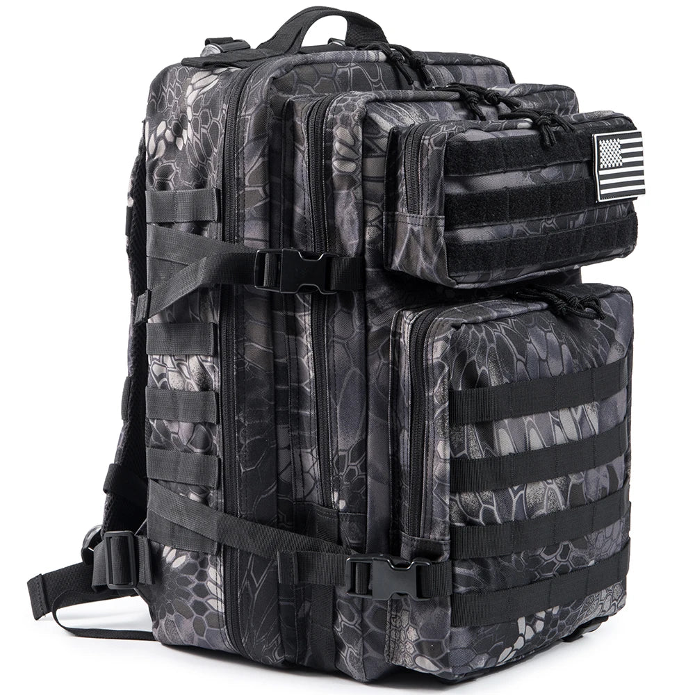 45L Tactical Backpack For Men Molle 3 day survival Backpack Hunting Camping Hiking GYM Rucksack Survival Bug Out Bag - Smarsty