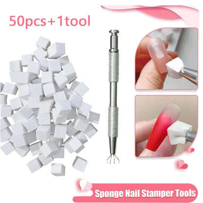 Sponge Gradient Nail Art Stamper Tool Set - Smarsty