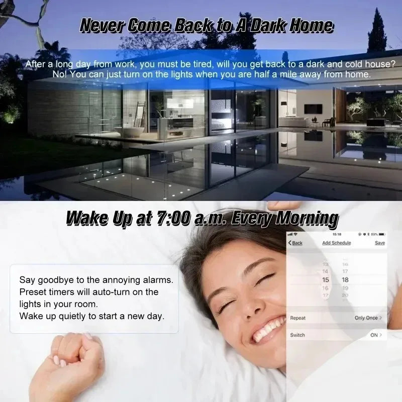 Smart E27 Socket Adapter for Voice Control Lighting - Smarsty