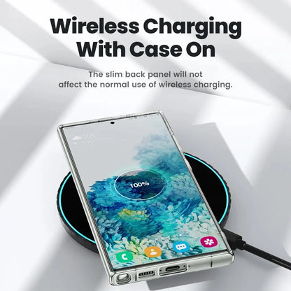 Clear TPU Phone Case For S21 S22 S23 S24 Dustproof - Smarsty