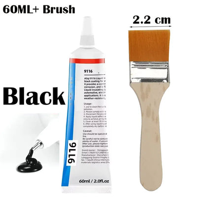 Liquid Waterproof Electrical Tape Epoxy Resin Black Glue Quick Drying Sealant For Wires And Cables Home Use Fix Line Glue - Smarsty