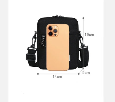 Compact Square Crossbody Bag With Oxford Cloth Durability - Smarsty
