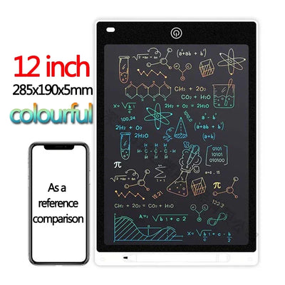 10/12/inch LCD Writing Tablet Drawing Board Kids Graffiti Sketchpad Toys Handwriting Blackboard Magic Drawing Board Kid Toy Gift - Smarsty