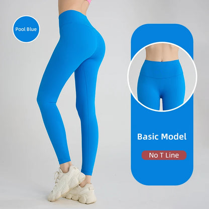 2024 Hot Sale Fitness Lenggings Female Full Length Leggings Running Pants Comfortable And Formfitting Yoga Pants Workout Legging - Smarsty