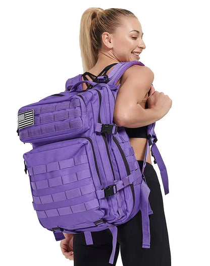 45L Tactical Backpack Large Capacity Outdoor Rucksack 3 Day Fitness Hiking Bag Hiking Camping Gear Backpacks - Smarsty
